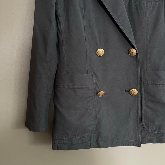 SMYTHE Unstructured Double Breasted Blazer Grey Size XS Classic‎ Menswear Chic - Picture 6 of 16